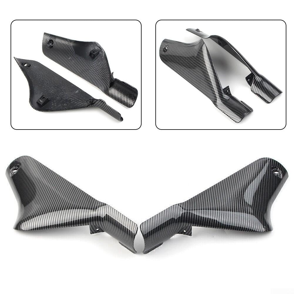 Kohlefaser Muster Front Fender Fairing Paar für ZX6R 01-02
