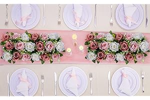 BLOSMON Artificial Flowers Wedding Centerpieces Decorations, a Touch of Elegance for Every Table