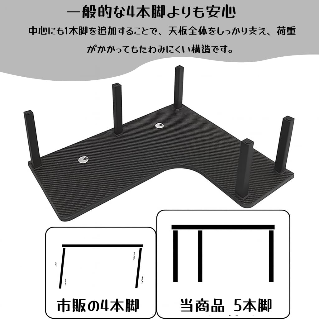 Amazon | N&S L字型 ローデスク コーナーデスク 左右選択可能 幅98cm