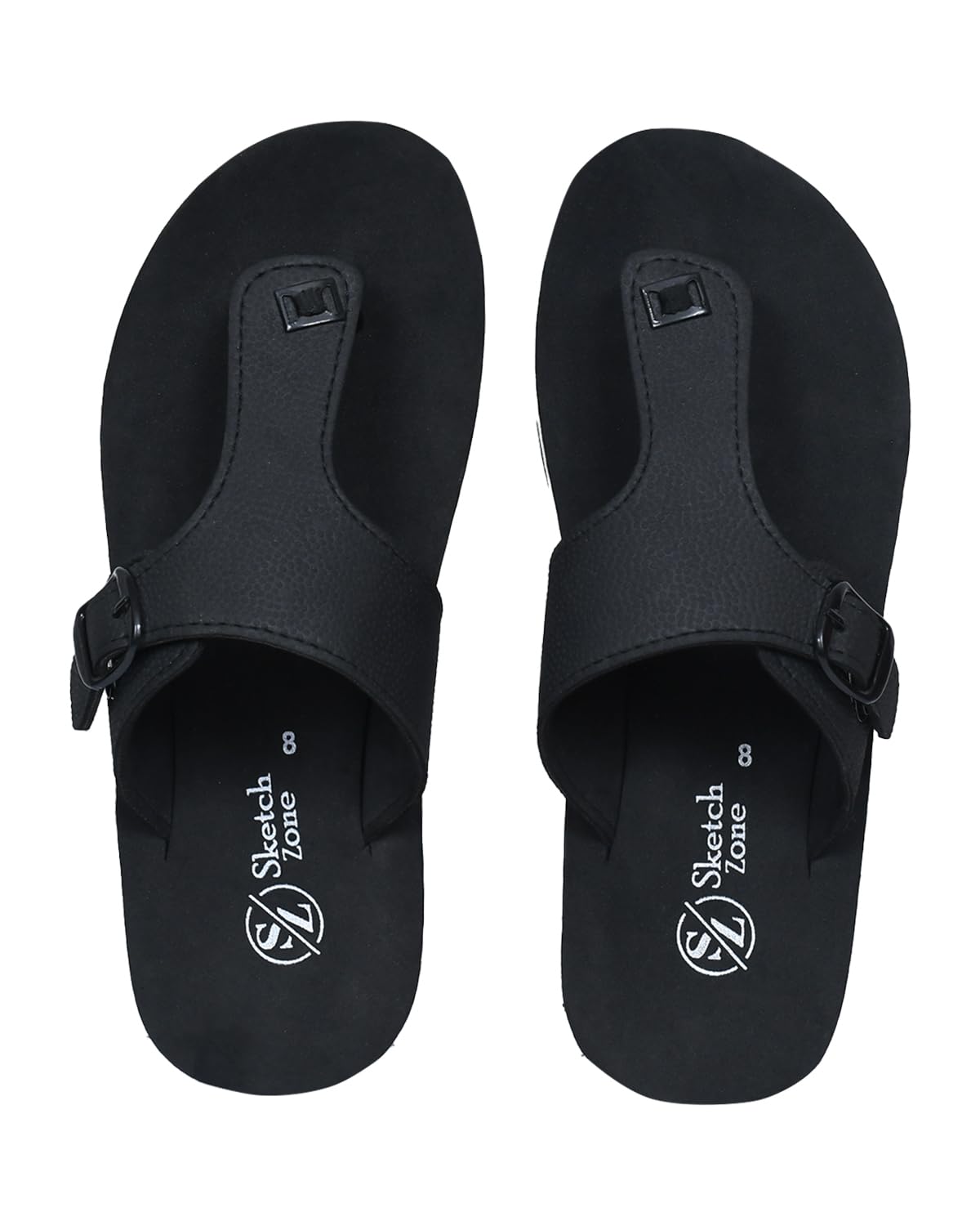 sketch zone Adda Rubber Slippers for Men & Women | Comfortable Anti-Slip Bathroom & Home Slippers | Lightweight Durable Rubber Flip Flops for Indoor Outdoor Use, Regular Wear House Slippers-picture-55