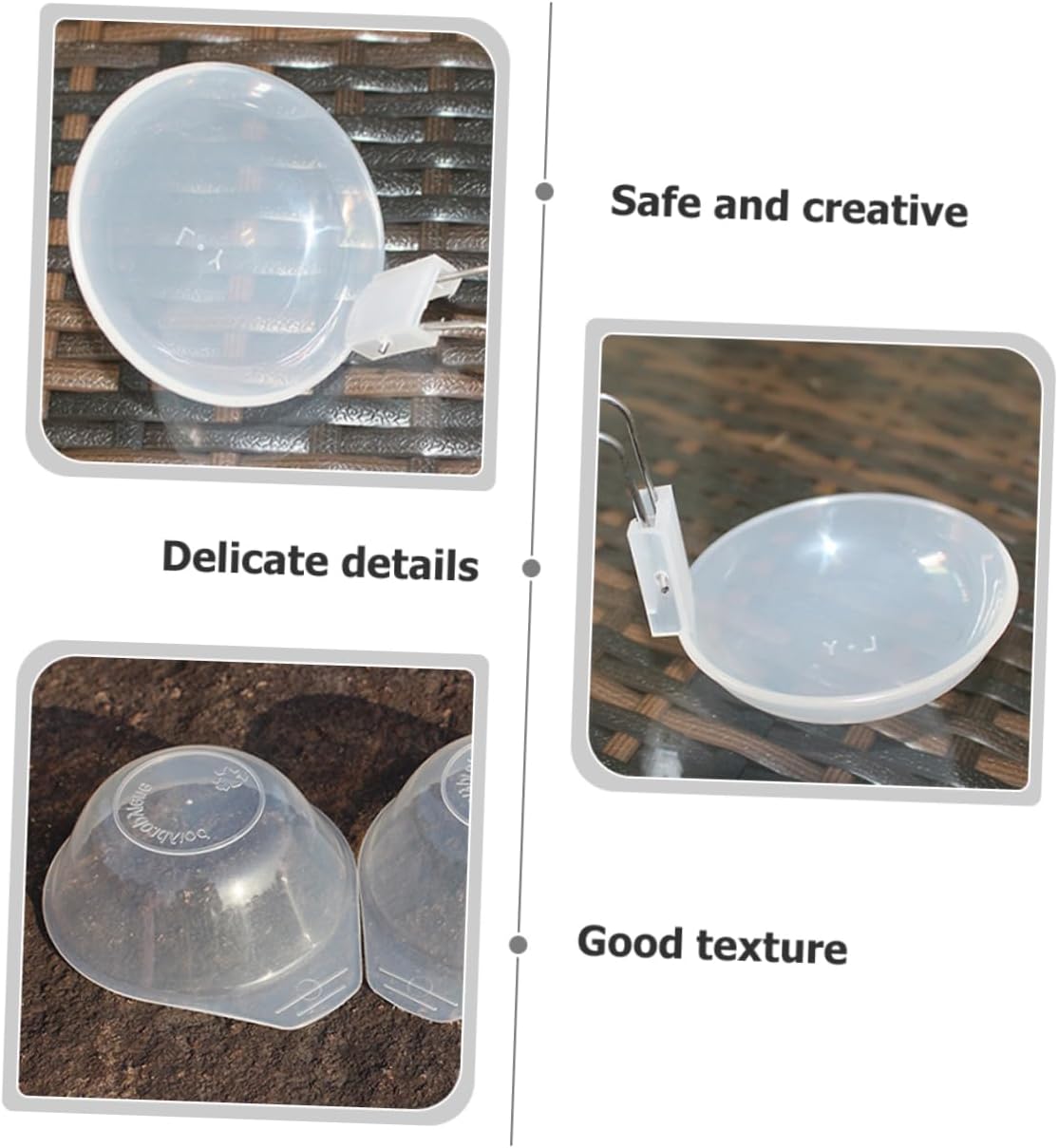 POPETPOP 1Set Portable Camping Bowls and Soup Spoon Set Plastic Bowls Outdoor Use Spoons Stackable Lightweight for Ramen Rice Barbecue and Picnic Supplies