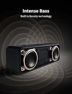 Anker Soundcore 2 Portable Bluetooth Speaker with Stereo Sound, Bluetooth 5, Bassup, IPX7 Waterproof, 24-Hour Playtime, Wireless Stereo Pairing, Speaker for Home, Outdoors, Travel