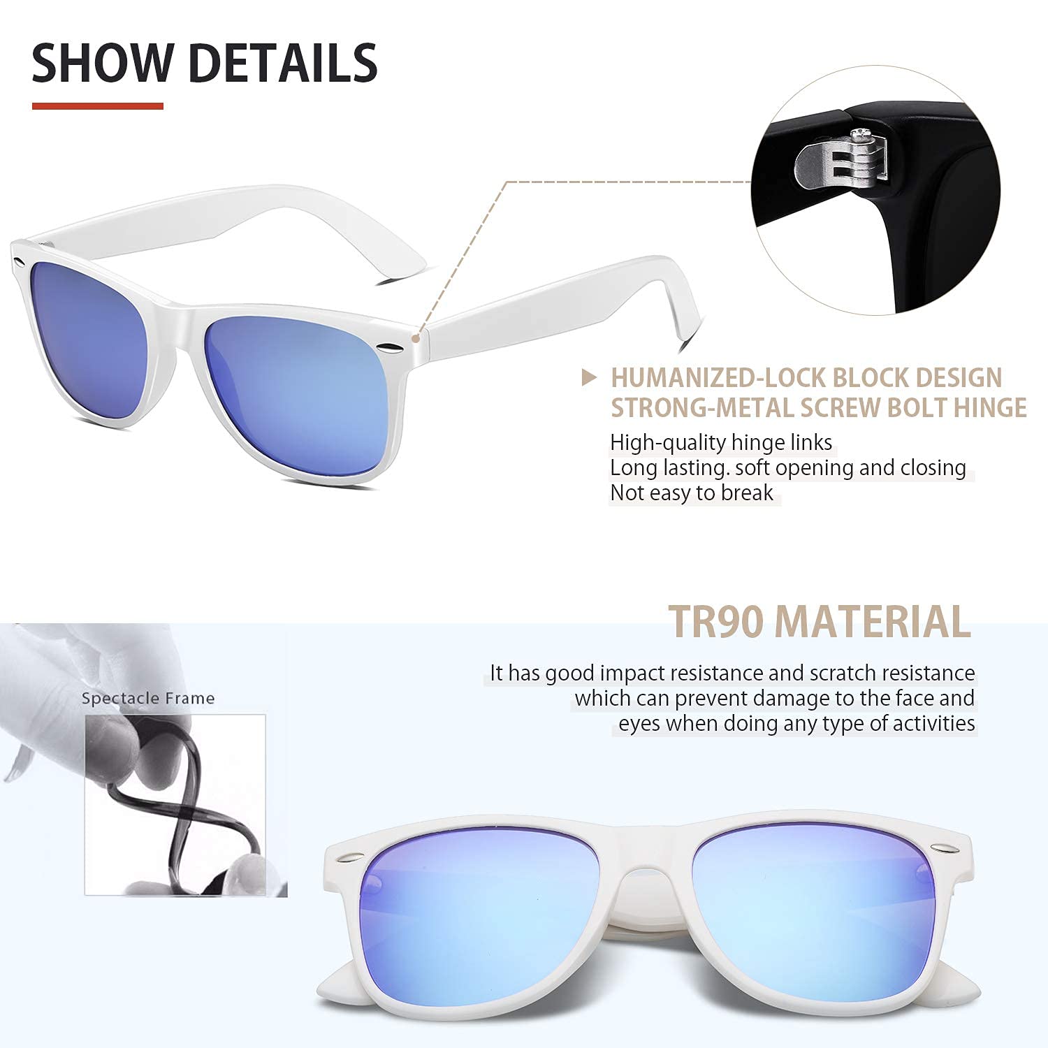 FEIDUSUN Sunglasses Men Polarized Sunglasses view 2
