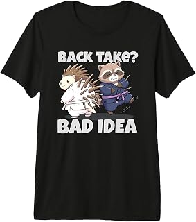 Back Take? Bad Idea - Brazilian Jiu Jitsu Grappling Humor Premium Tri-Blend T-Shirt