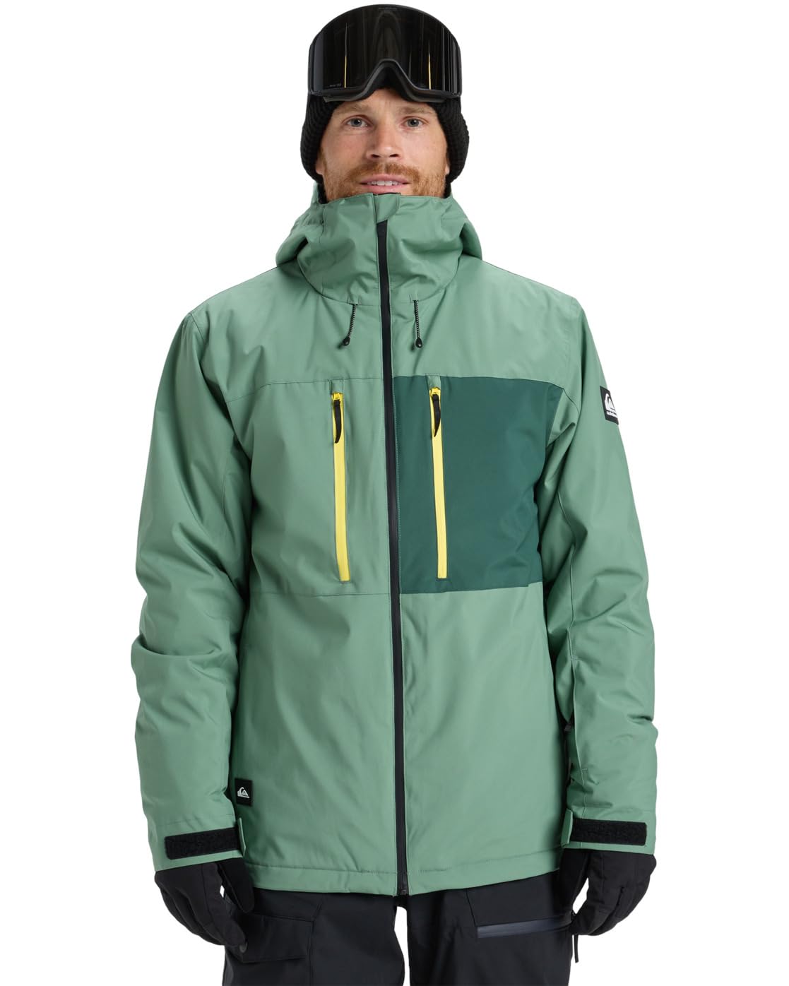 Quiksilver Snow Jacket Sycamore Solid 20K Jacket Men's Green XXL