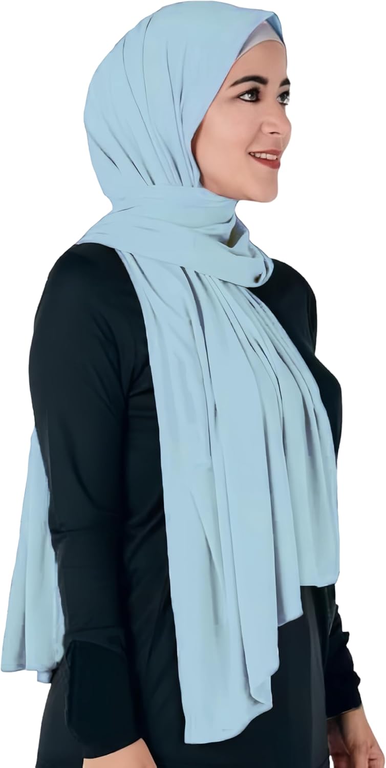 Lina & Lily Non-see-through Premium Jersey Maxi Hijab Head Scarf Wrap for Muslim Women Lina & Lily Non-see-through Premium Jersey Maxi Hijab Head Scarf Wrap for Muslim Women