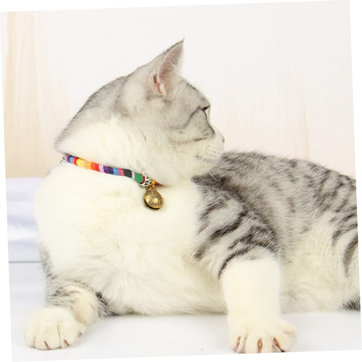 VANZACK 9stücke Teiliges Katzenhalsband Mit Verstellbarem Glockendesign Ethnischer Stil Für Katzen Und Kleine Hunde Mit Angenehmer Haptik Und Hoher Strapazierfähigkeit