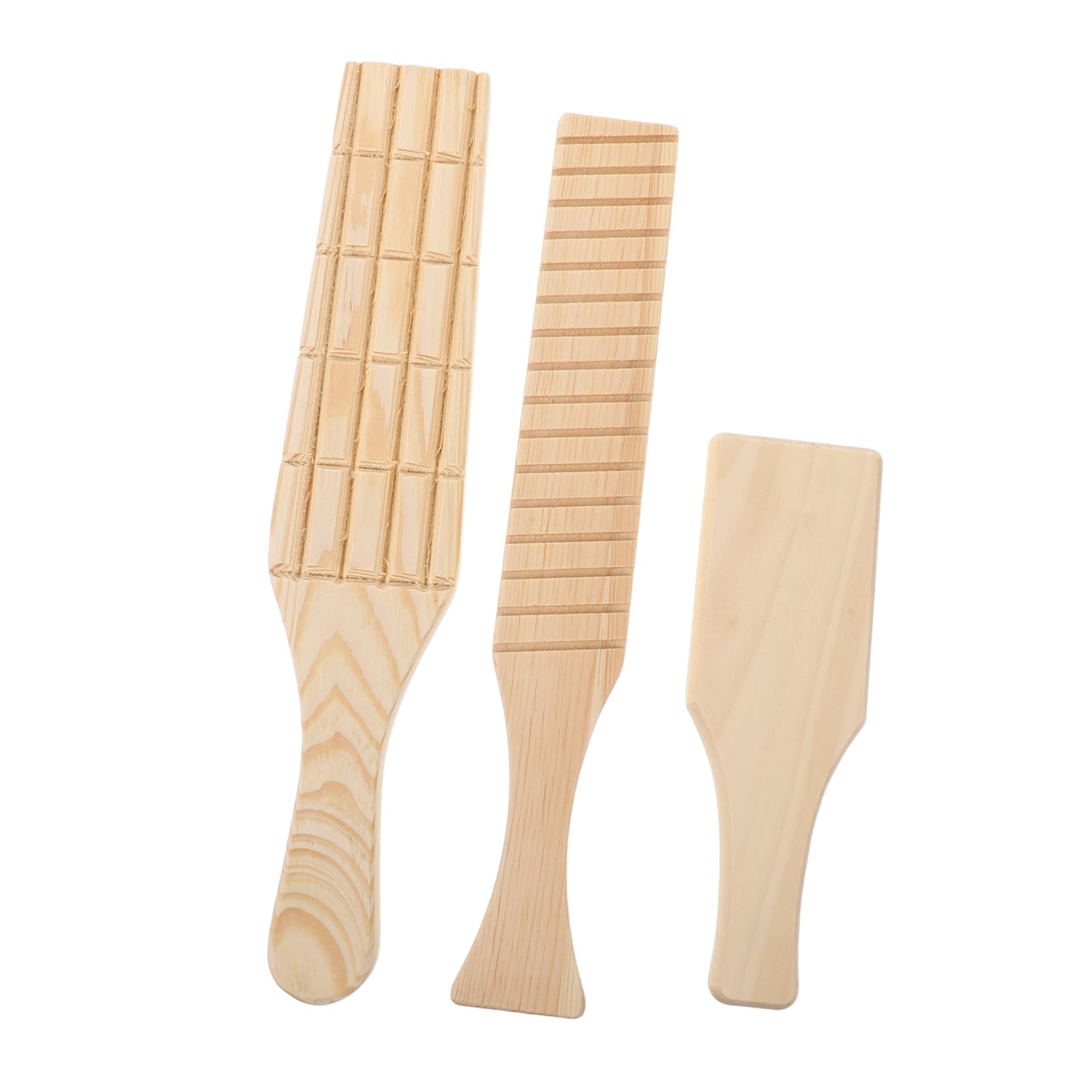 SEWACC 3piezas Losa de Arcilla de Cerámica para Modelado Construcción Manual y DIY de Herramientas Reutilizables para Cerámica y Arcilla Paletas de Madera para Barro