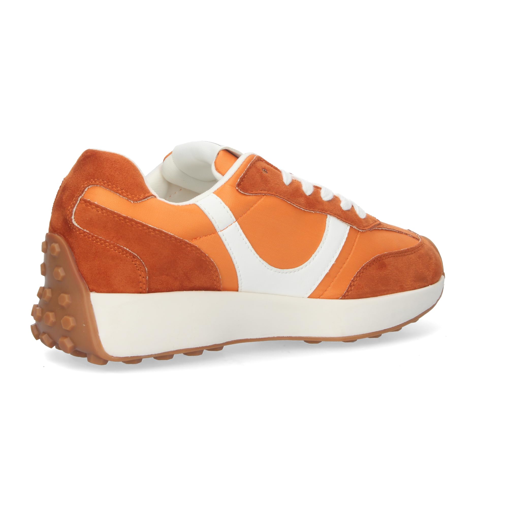 Zapatillas Deportivas Casual de Mujer, de Diseno Moderno Cierre de Cordones y Detalle en los Laterales.