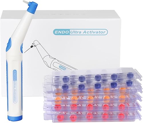 Endo Cleaning Ultra Activator - Irrigador sónico con 60 puntas (azul oscuro)