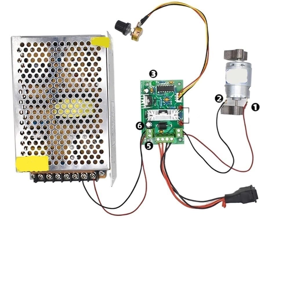 RF-385 DC-Vibrationsmotor 12 V/24 V 4000 U/min/8000 U/min Vorwärts/Rückwärts(Sector 12V4000RPM)