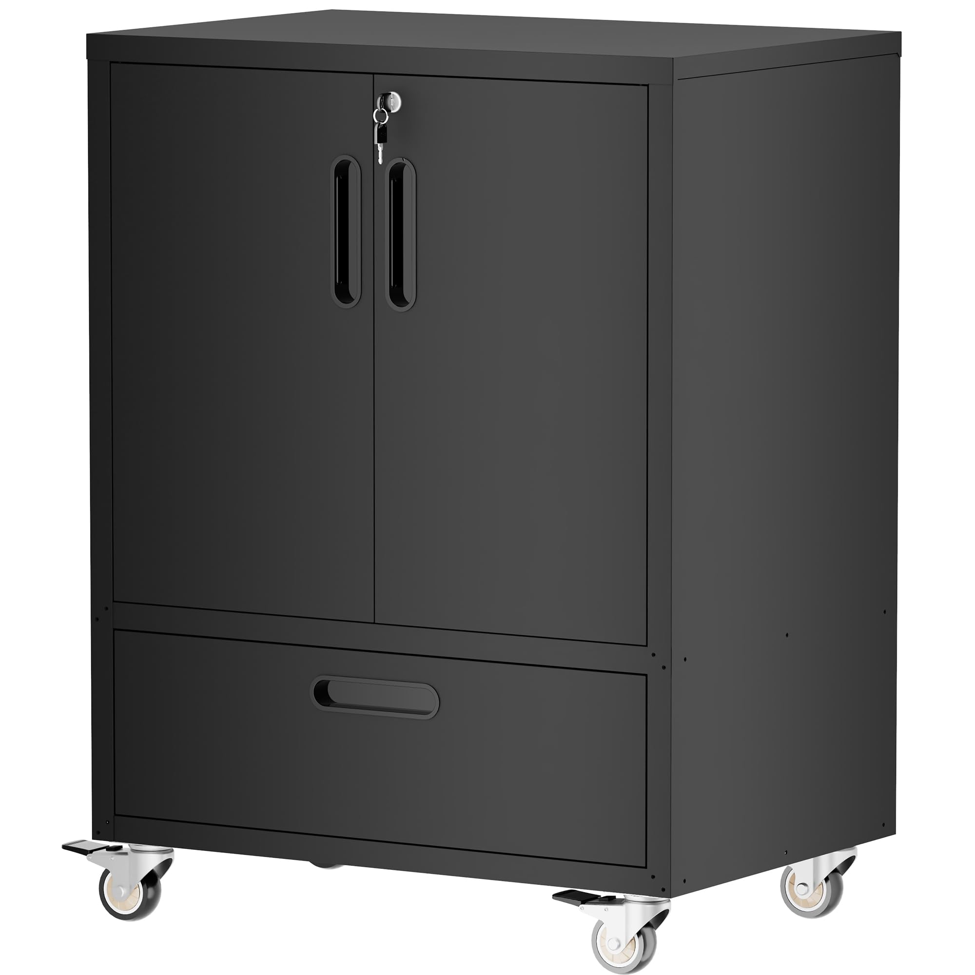 Metal Storage Cabinet for Garage, Tool Cabinet, Utility Cabinet