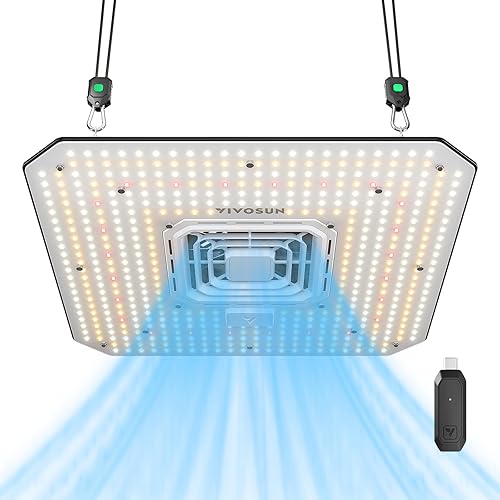 VIVOSUN AeroLight A150SE, LED Grow Light 150W with Integrated Circulation Fan & GrowHub Controller E25, Compatible with App and E42A, 2x4/3x3 Coverage, Establish an Intelligent Grow Environment