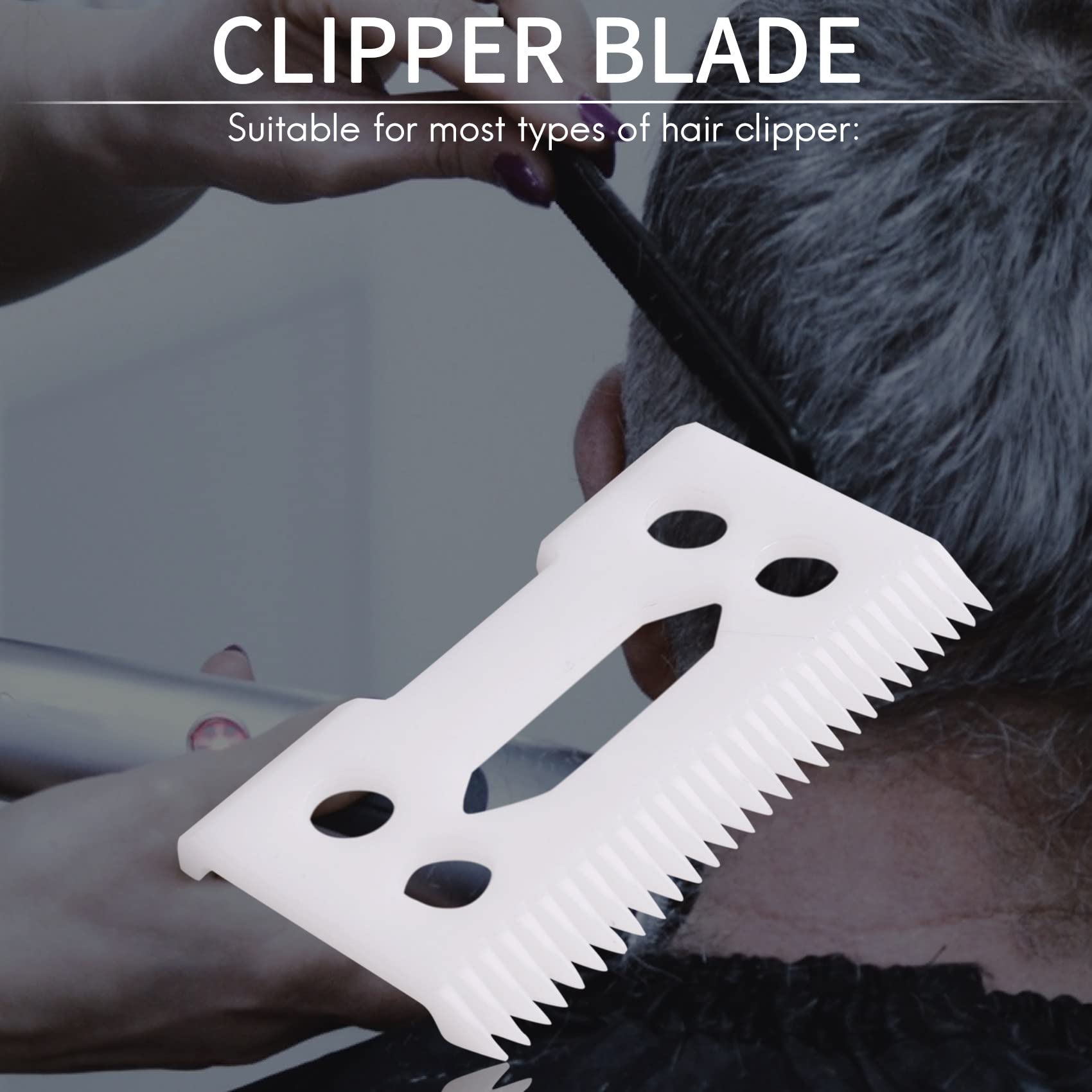 Neue 2Pcs 28 ZäHne Zirkonia Keramik Clipper Klinge für Senior Clipper