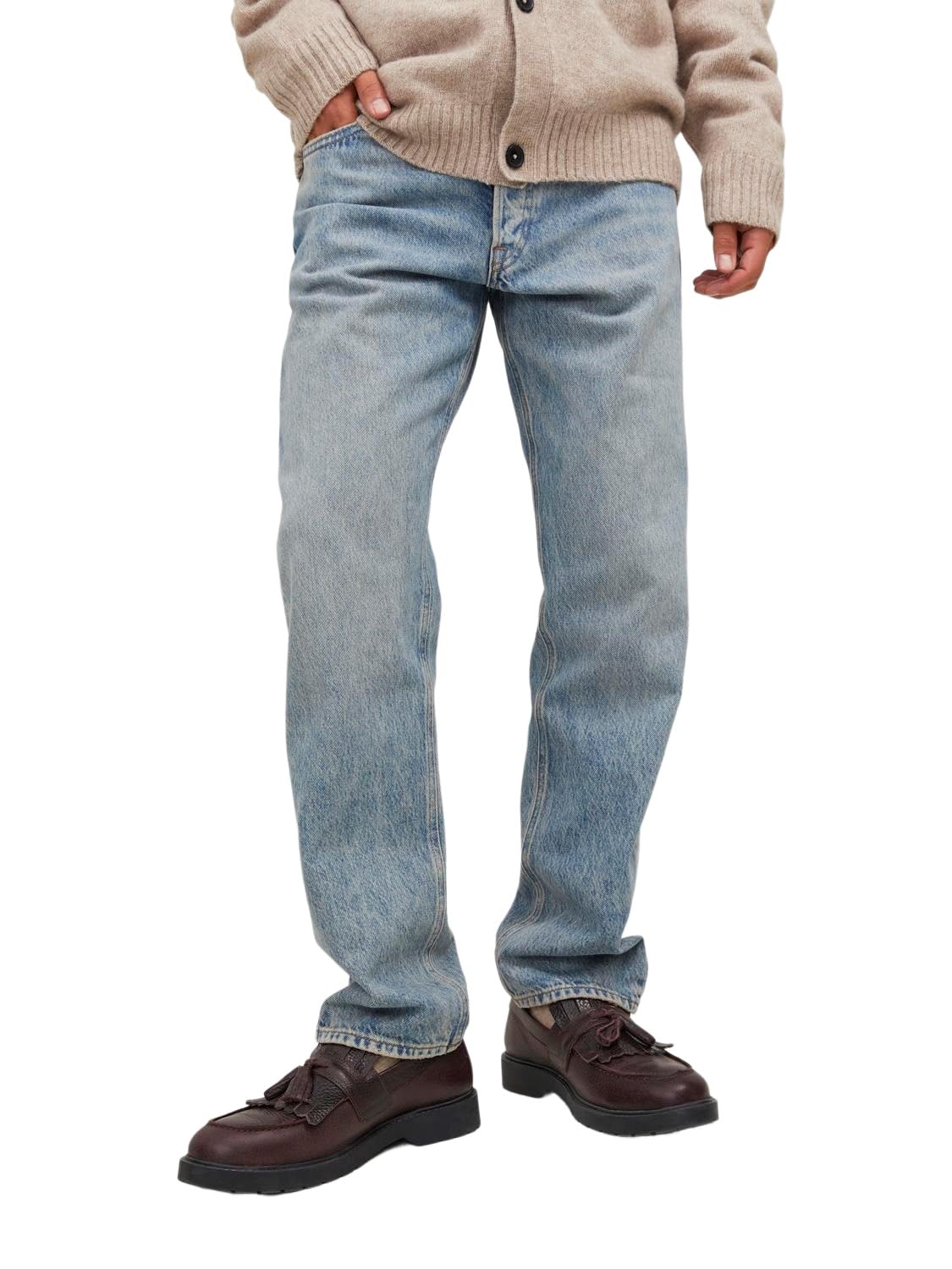 JACK & JONES Male Relaxed Fit Jeans JJICHRIS JJORIGINAL SBD 333 Noos Relaxed Fit Jeans