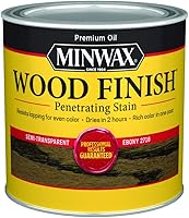 Vista 73 de Minwax Wood Finish 227644444, Tinte negro verdadero, media pinta