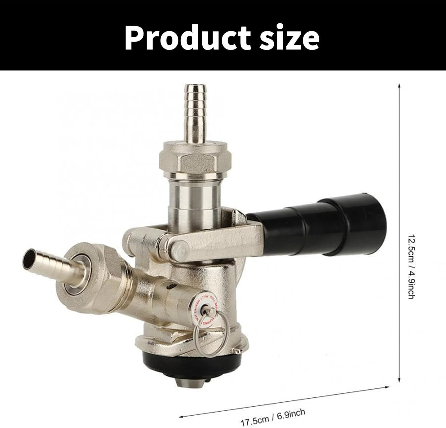 Draft Beer Dispenser Kegs Couplers Stainless Steel Texture Beer Tap Dispenser Draft Kegerator Tap Homebrew Accessory