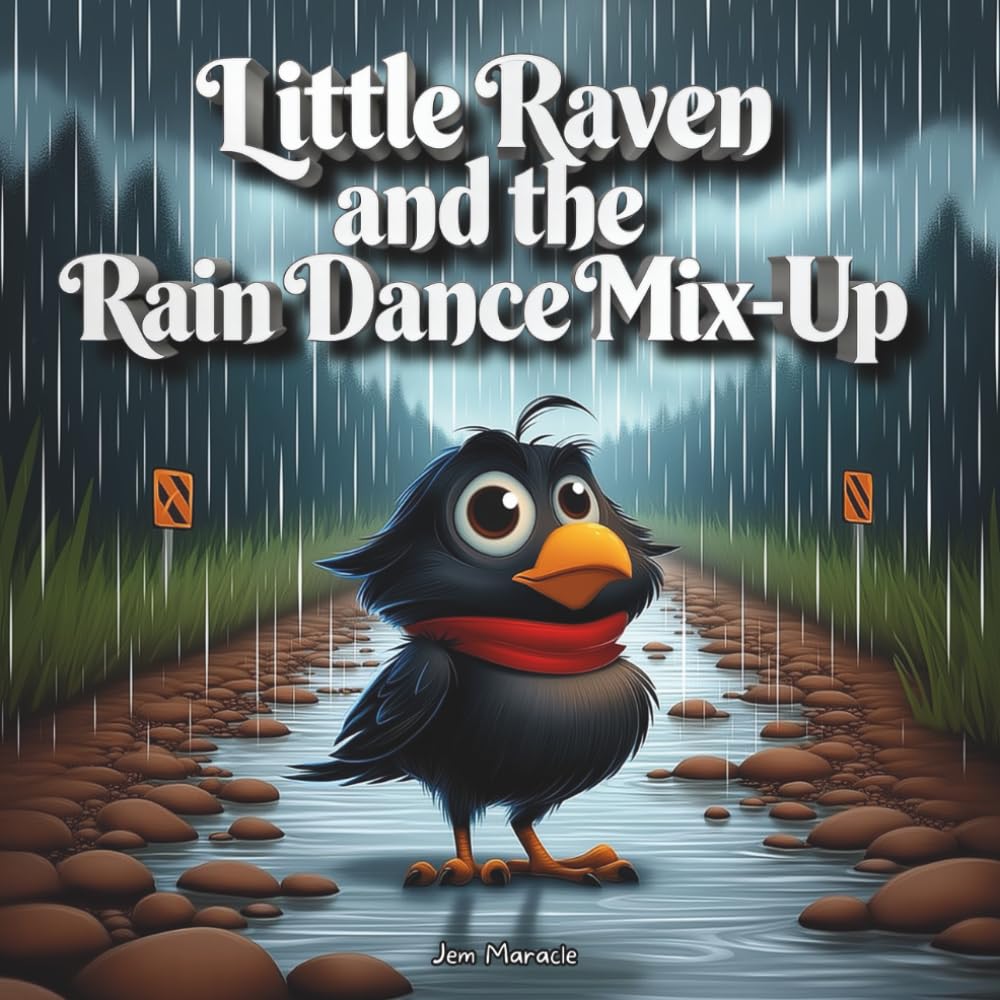 Little Raven and the Rain Dance Mix-Up: Book 3 - A Splashing Adventure (A Rhyming Picture Book Series) (Little Raven's Mischief Series)