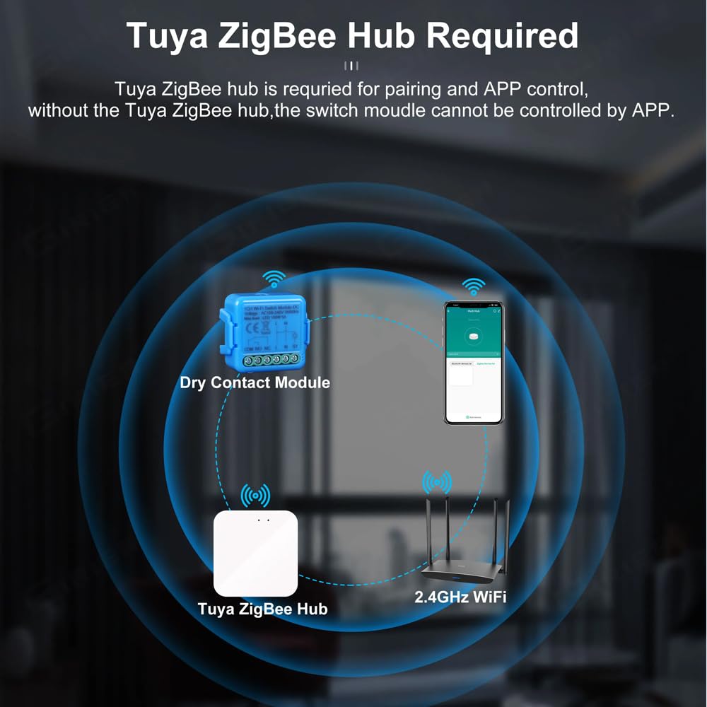 Yueyang Tuya Smart WiFi Switch, 220 V, 4 Stück