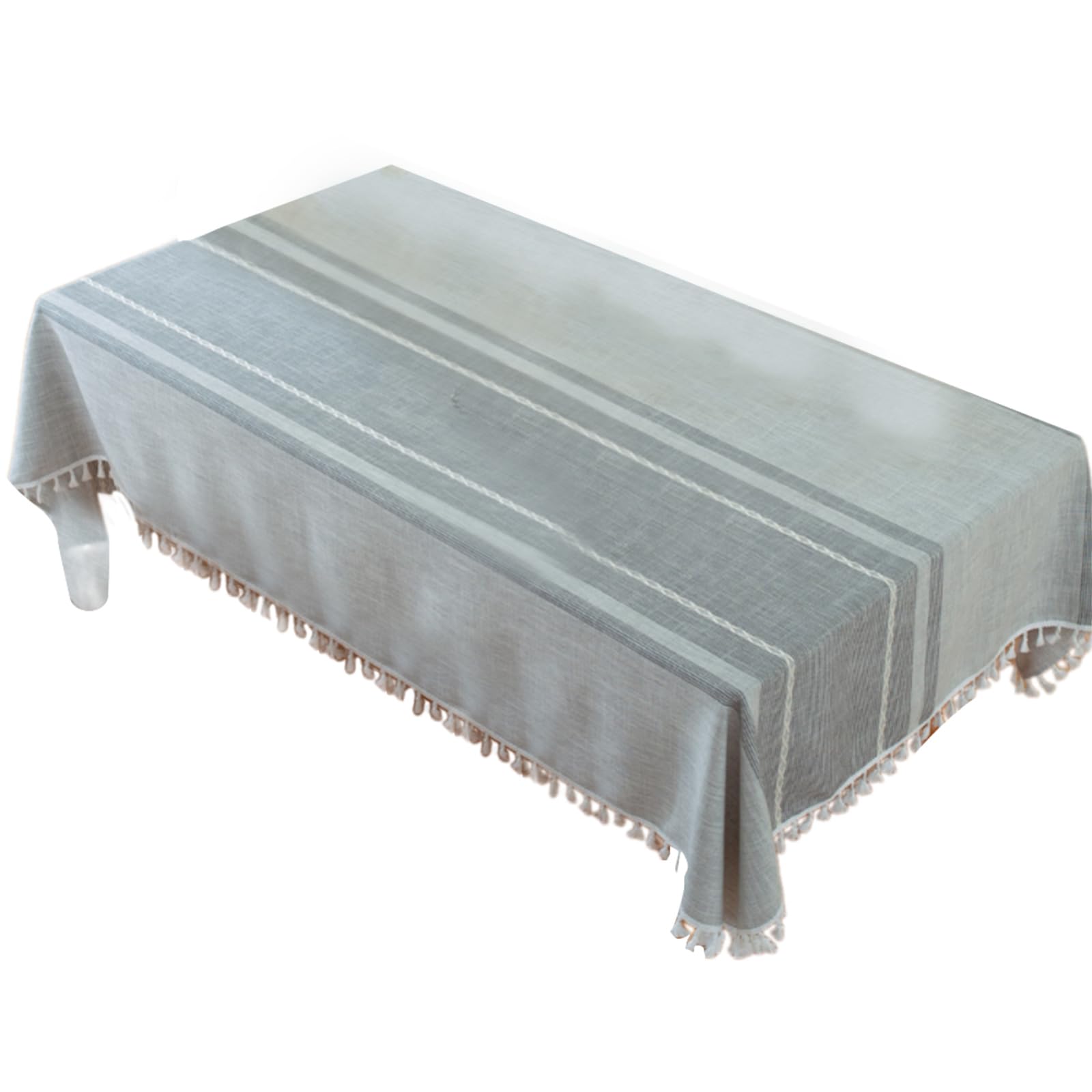 Elnwnnkc Dining Table Cloth Table Runner Cover with Even Fringe Decoration Premium Weaving Dustproof Dining Cloth