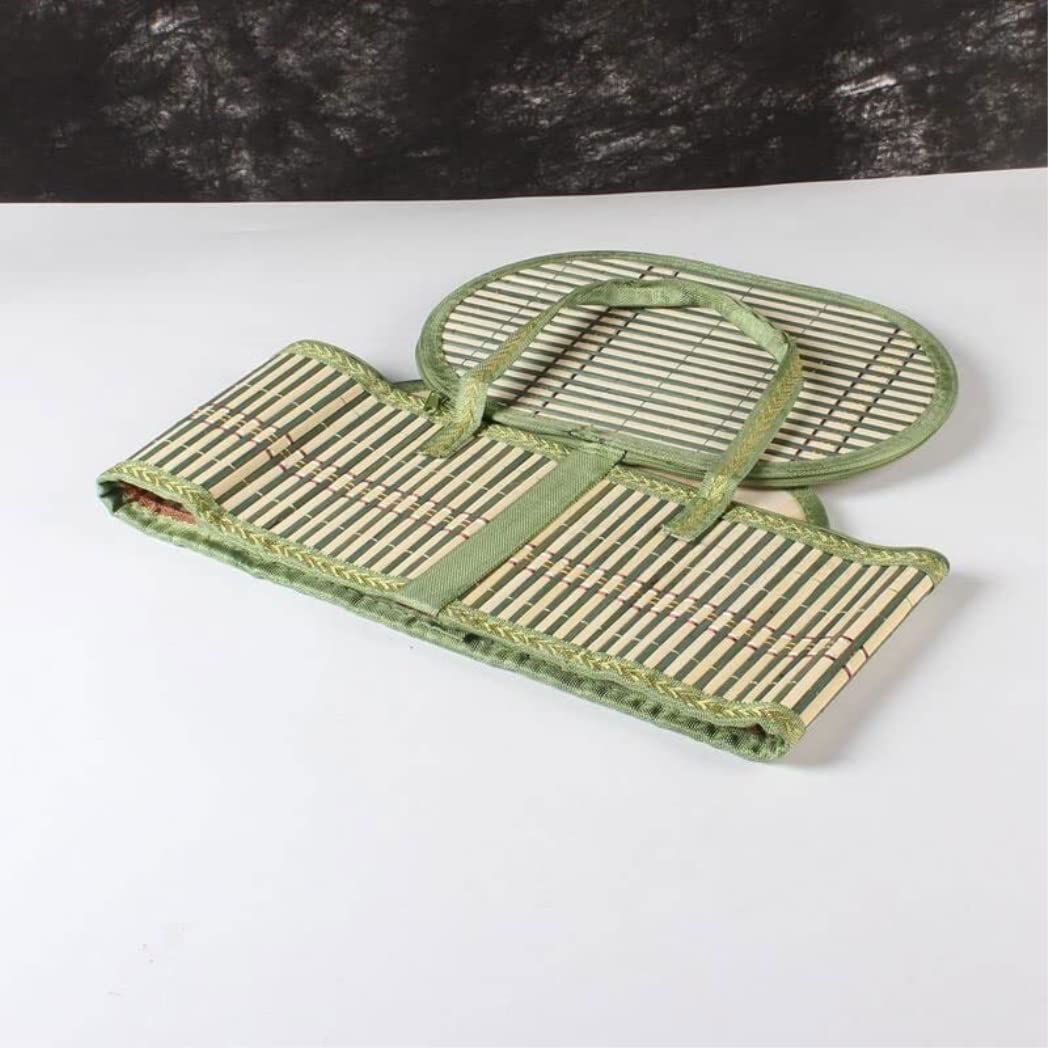 Panier De Transport pour Pique-Nique Vide Panier De Rangement Pique-Nique en Rotin Chinois Rétro Fait À La Main Vintage Tissé Classique