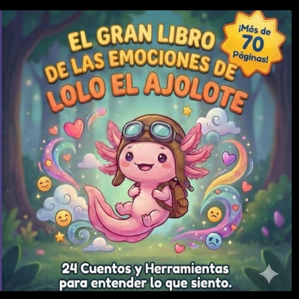 El Gran Libro de las Emociones de Lolo el Ajolote: 24 Cuentos y Herramientas para entender lo que siento (El Mundo de Lolo el Ajolote)