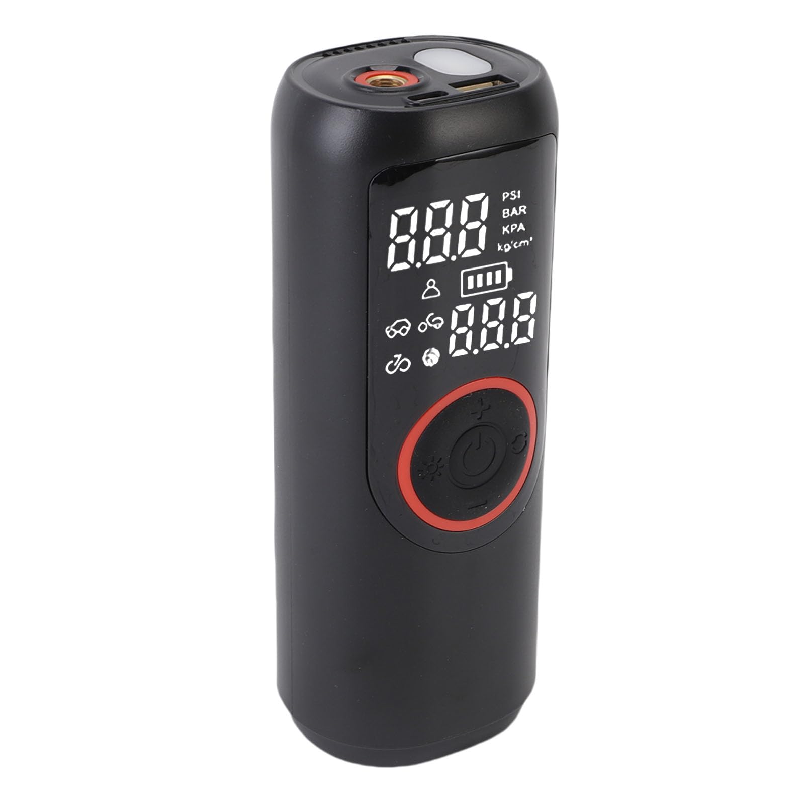 Bezprzewodowa Pompka do Opon, Samochodowa Pompka do Opon 150 Psi ze światłem LED i Cyfrowym Wyświetlaczem Funkcja Automatycznego Wyłączania, Inteligentne Akcesoria Samochodowe do Rowerów