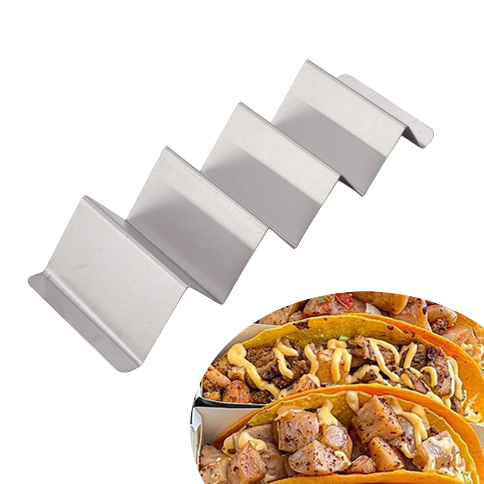 Taco Shell Holder, Rustproof Kitchen Taco Holder for Cooking (Large Size)