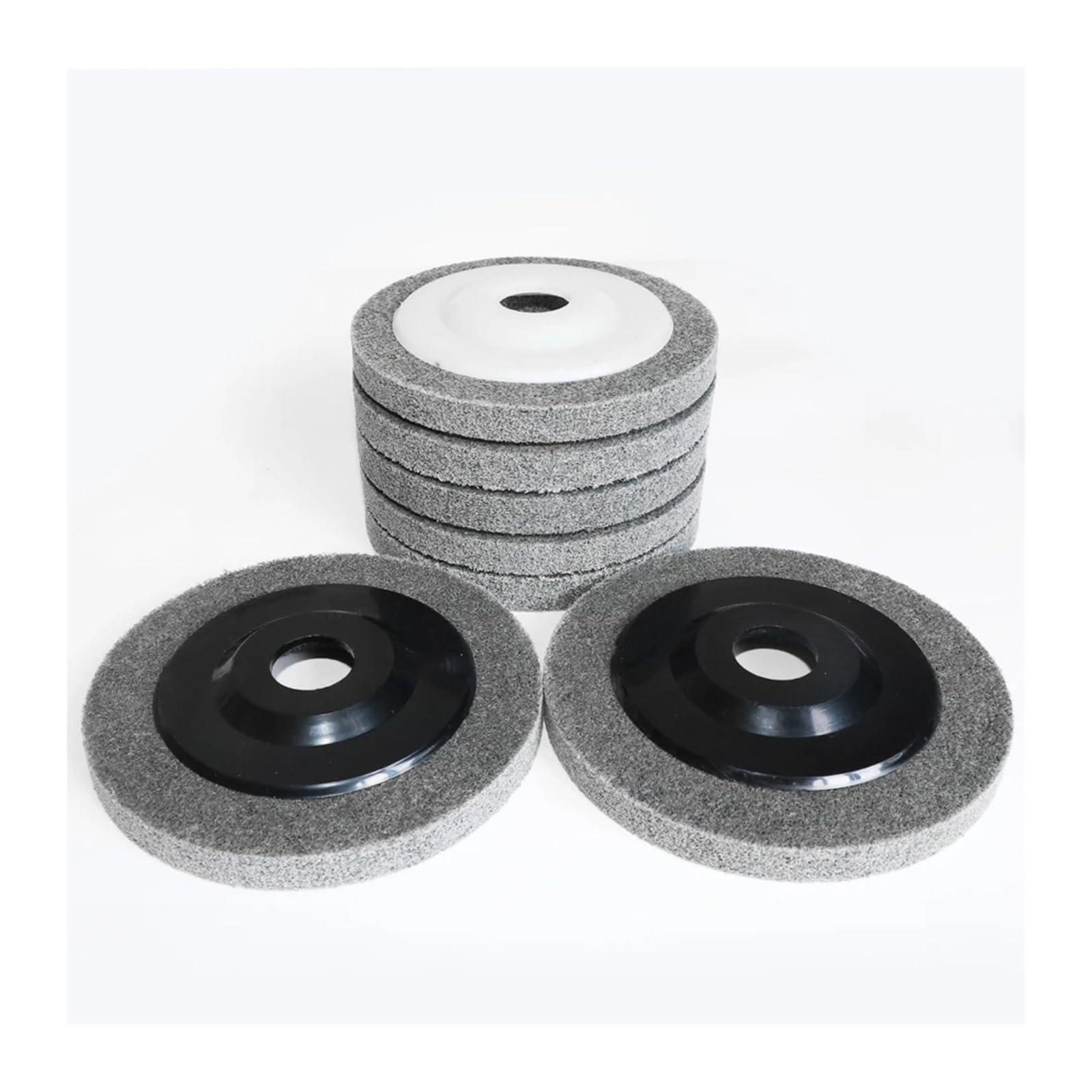 5/10 pezzi 5" 4,5 pollici 115 mm disco abrasivo in fibra di nylon for lucidatura non tessuto 125 foro 7/8" molatura