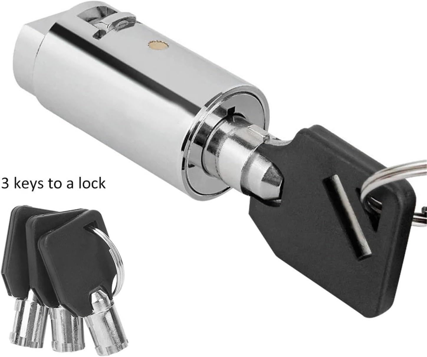 1PCS Universal Vending Machine Tubular Lock with Key