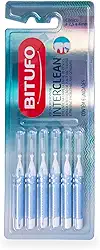 Escova Interdental Bitufo Interclean Cônico 2, 5 a 4 milímetros 6 unidades, Bitufo