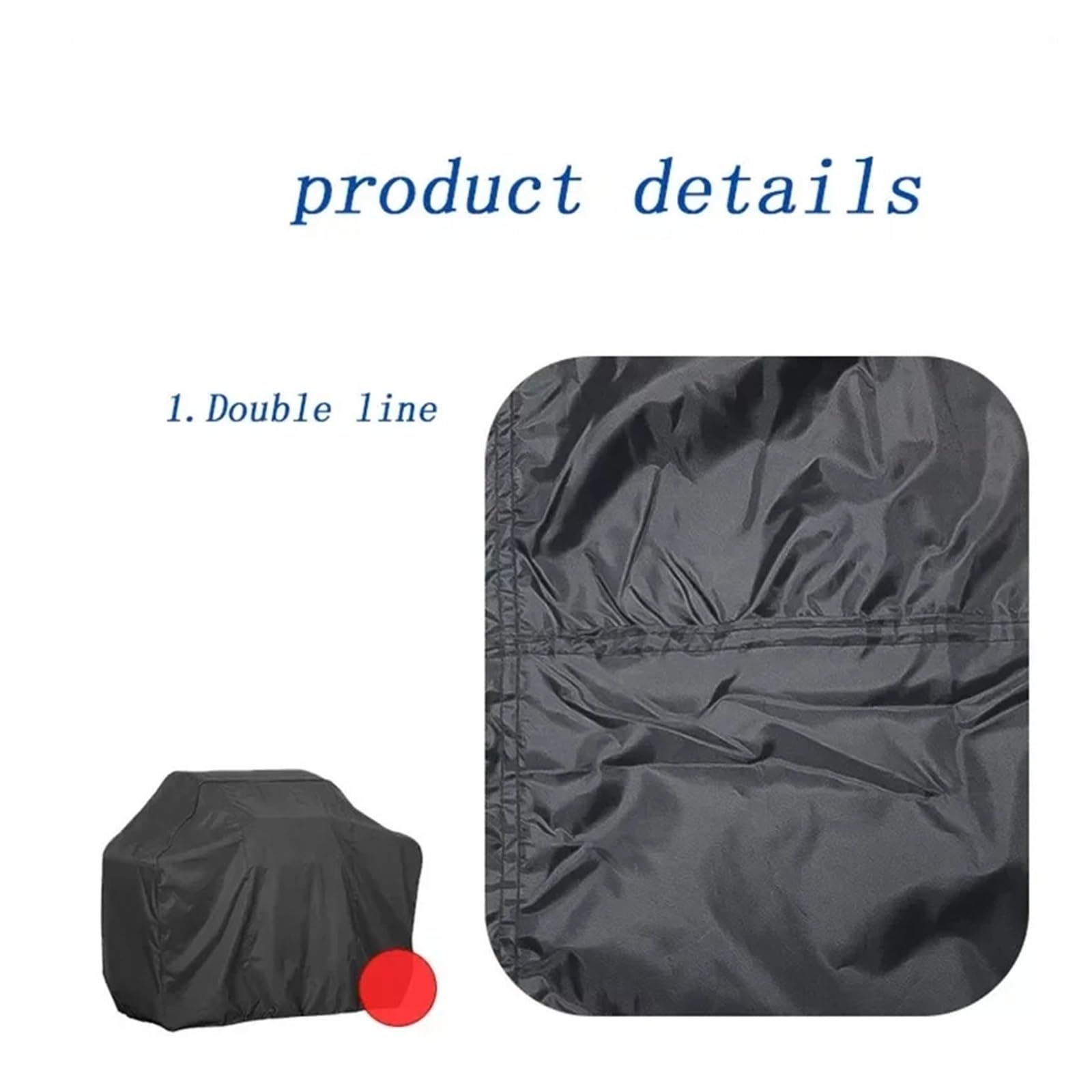 Copertura for barbecue | Copertura for barbecue nera for grill da esterno a gas, carbone, elettrico(L)