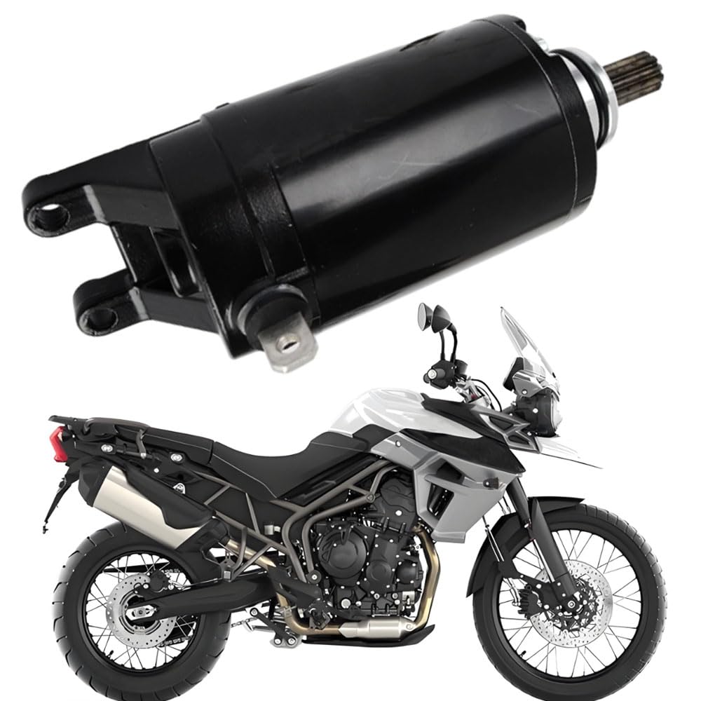 Riloer Motor de Arranque Eléctrico de Reemplazo, Motores de Arranque Eléctrico de Metal para Motocicleta de Reemplazo, Piezas de Motor de Arranque Auto Compatibles con Triumph Tiger Street Triple