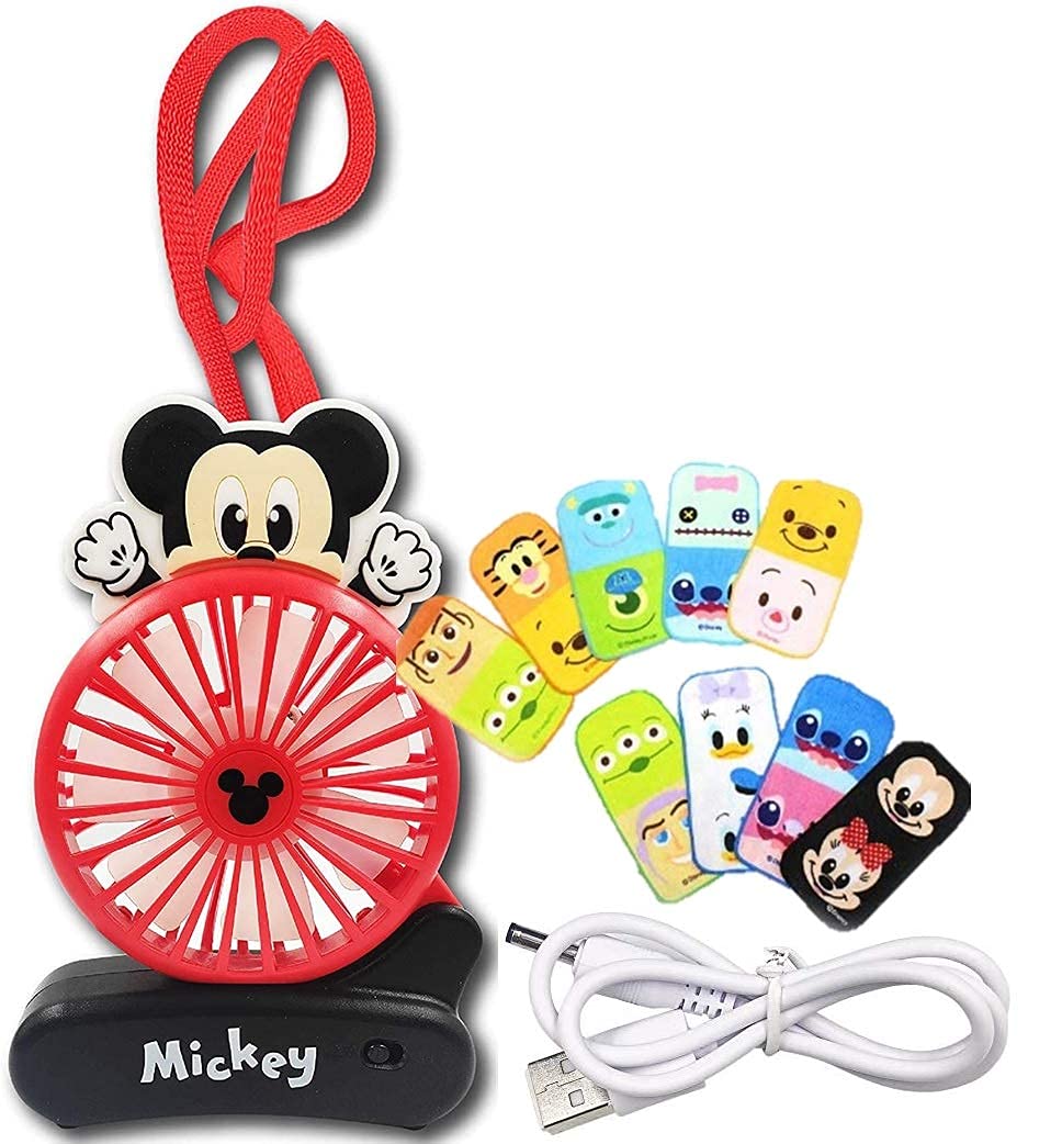 Amazon | Disney ディズニー ダイカット扇風機 ミッキー 2Way 手持ち