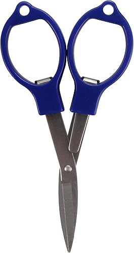 Miniatura 5 de JubileeYarn - Juego de tijeras plegables compactas y portátiles, color amarillo, veinticuatro pares