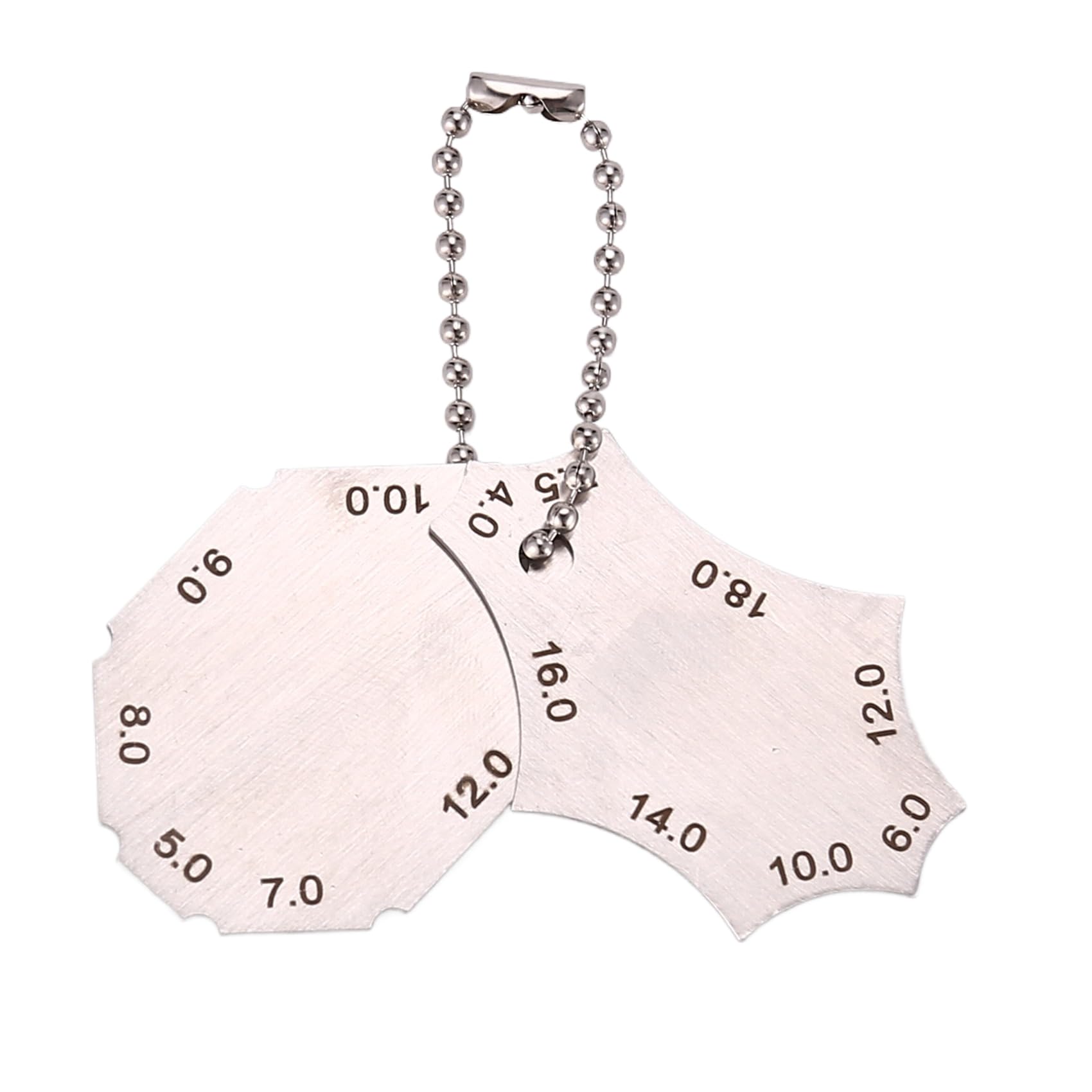 Erpmlyo 2Pcs Welding Gauge Key Weld Joint Inspection Measure Tools Pocket Fillet Weld Gauge Measure Tool