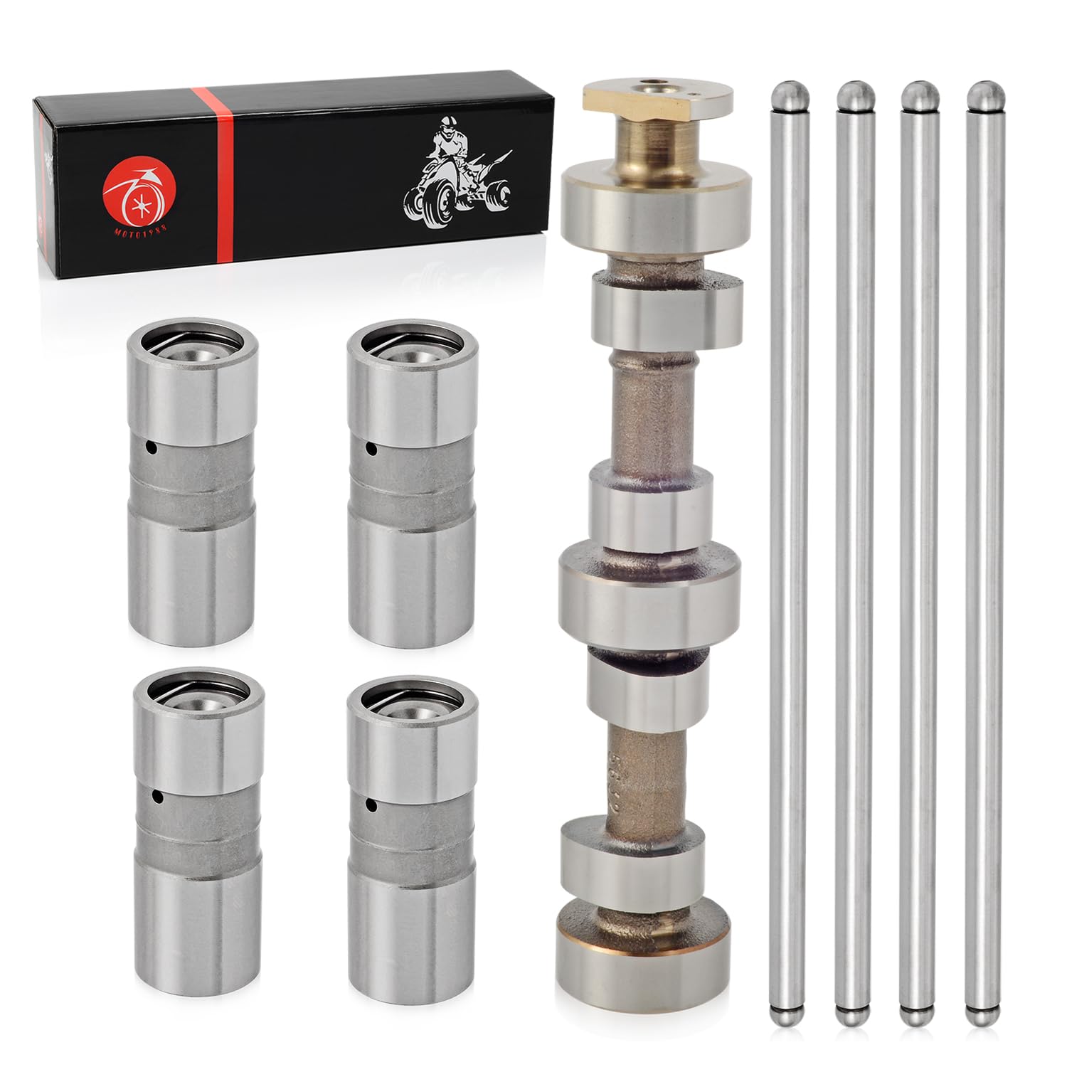 Camshaft & Valve Lifters Kit Push Rods Compatible with Polaris RZR 4 S 800 Ranger Sportsman 600 700 800