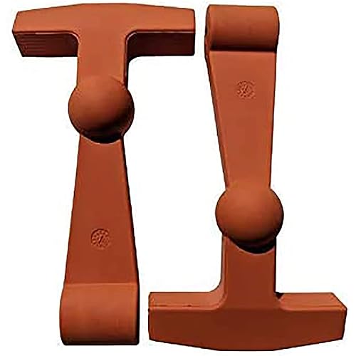 Paquete de 2 cierres de tapa de repuesto compatibles con enfriadores duros Yeti y RTIC, diseñados y fabricados, diseño más grande y ergonómico