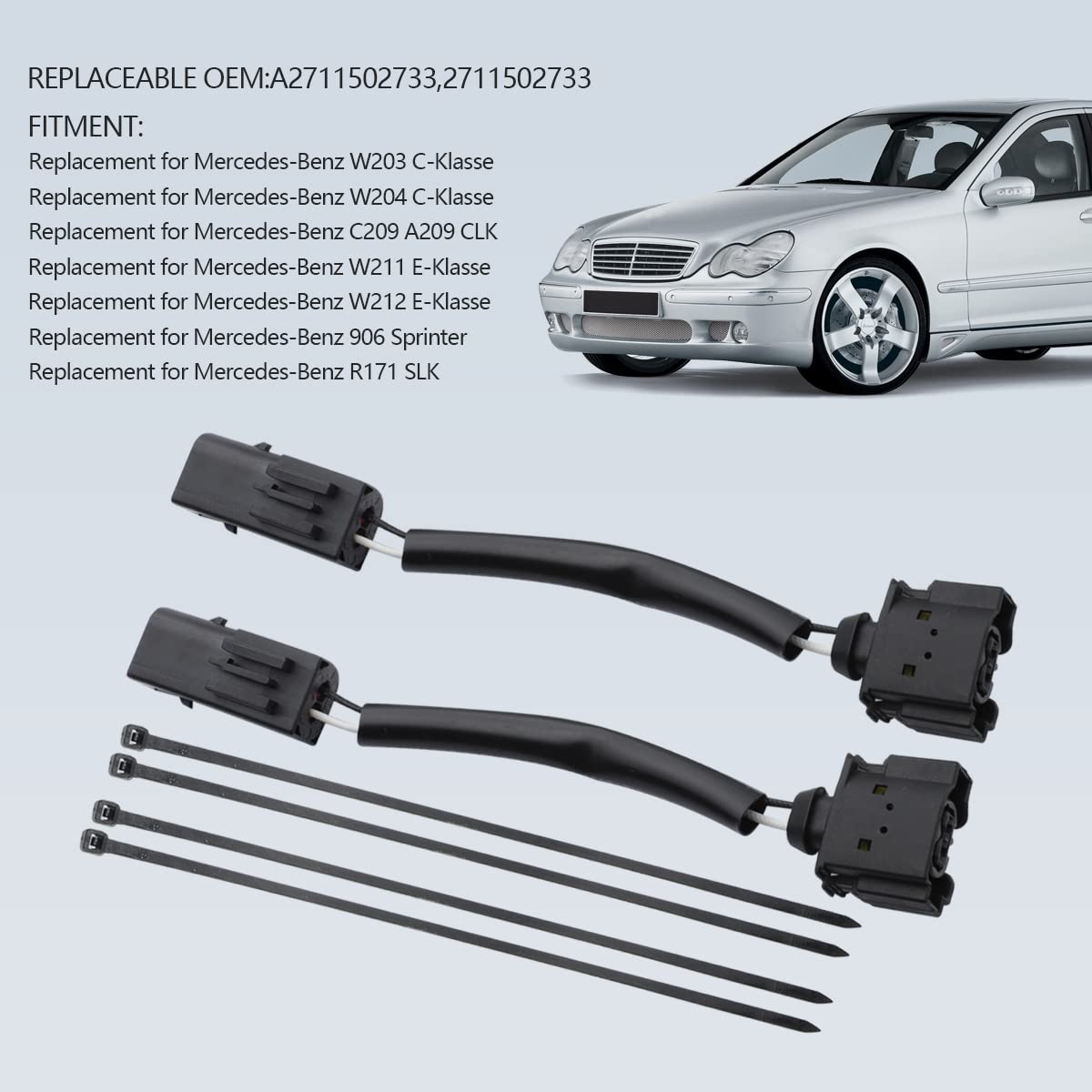 EBTOOLS Cablaggio Regolatore Albero A Camme 2711502733 Per Mercedes W203 W204 W211 Classe C/E
