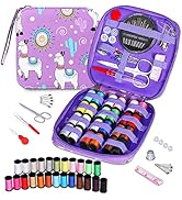 2 Stück Mini Nähset Reise - Faltbares Nadel & Faden Set Mit Zubehör