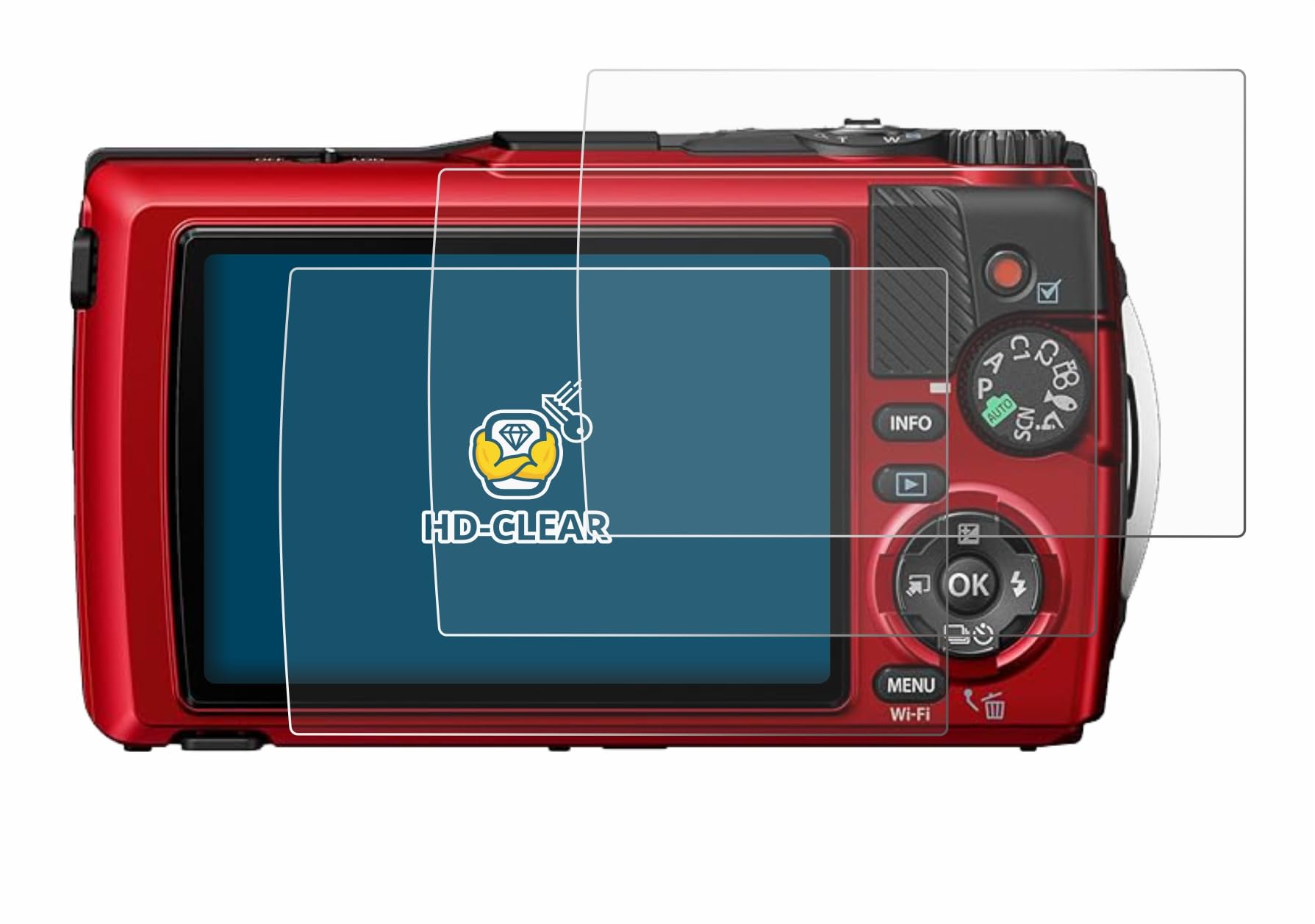 Pellicola Protettiva Opaca Per Olympus TG-860 - 2 Pezzi, Anti-riflesso