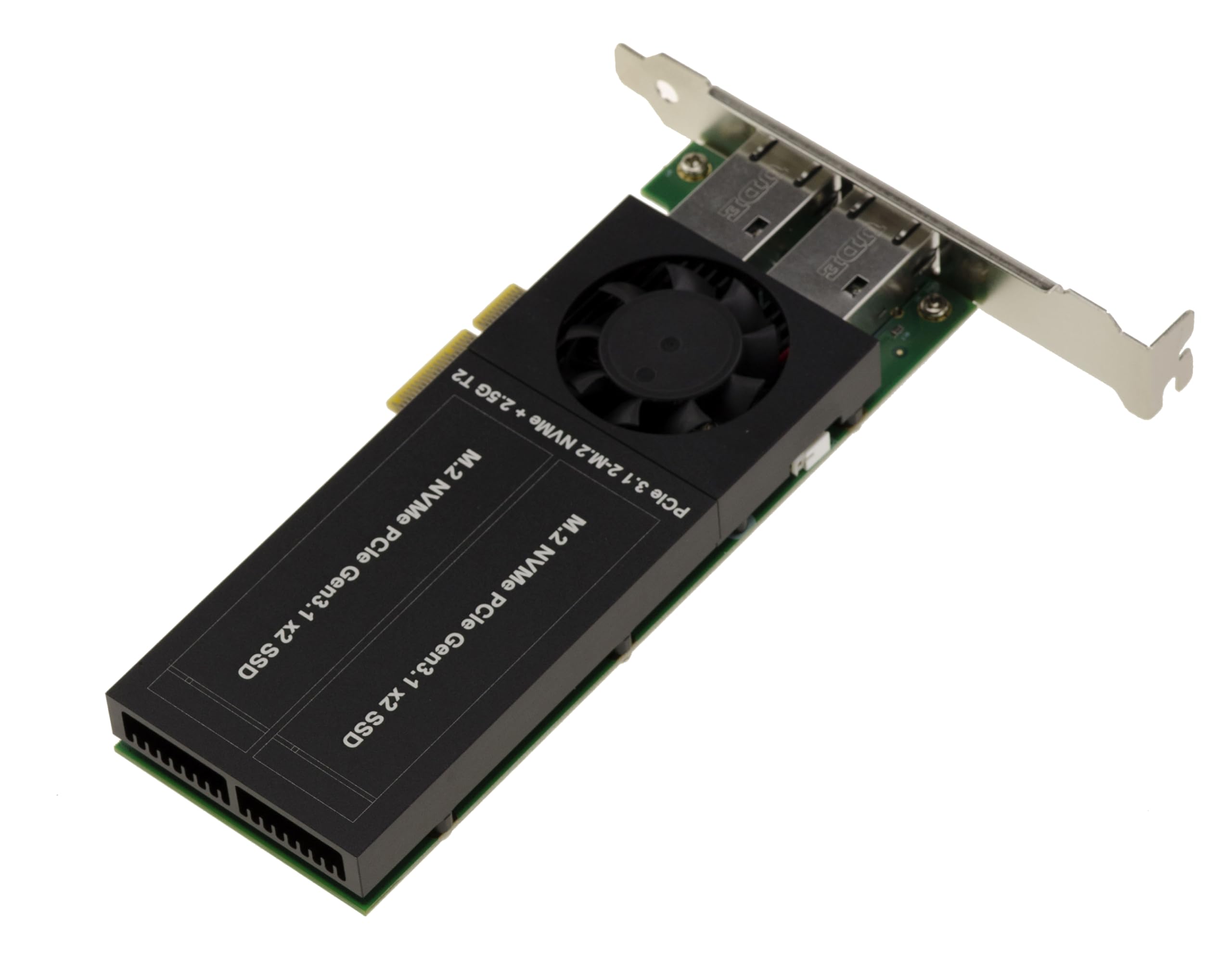 KALEA-INFORMATIQUE Carte PCIe 2 Ports RJ45 2.5G + 2 Ports NVMe Intel I226