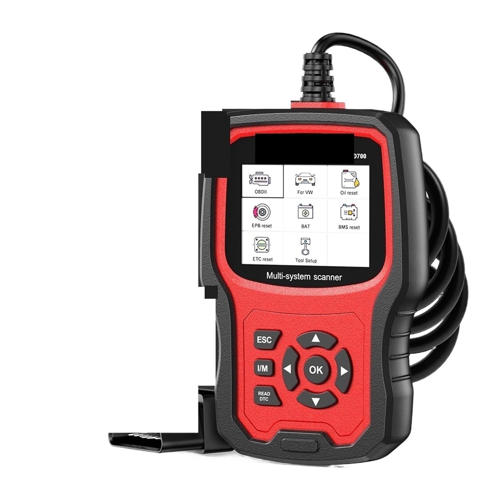 VD700 OBD2 Scanner Lettore di Codici for Auto Strumenti scansione diagnostica del Completo Ripristino 'Olio, Prestazioni stabili