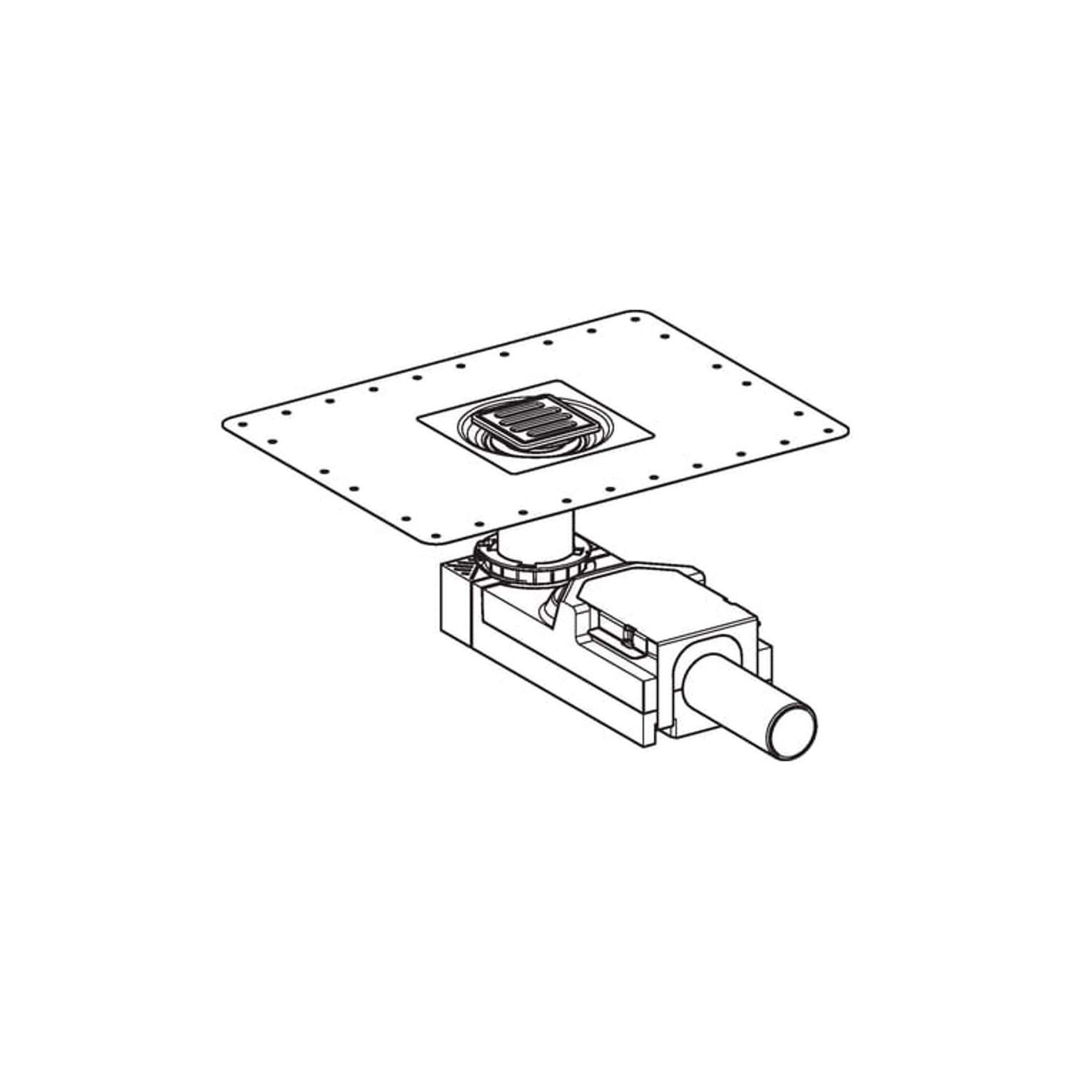 Geberit 154.052.00.1 Sifone Doccia Filo Pavimento