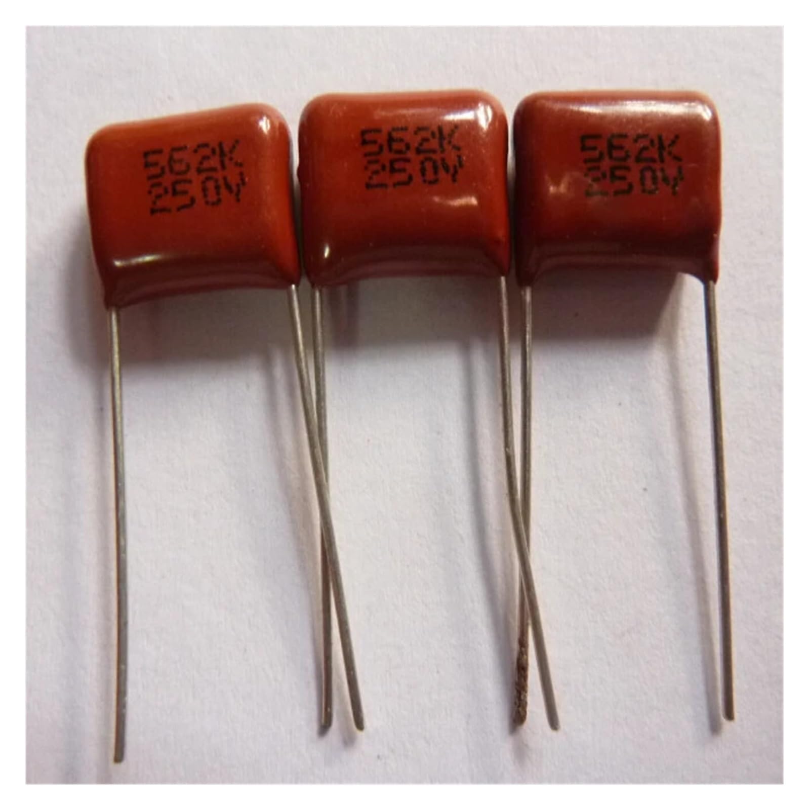 AARTERZZA 50pcs CBB Capacitor 562 250V 562k 250V 5600pF 5.6nF P10 CBB13 Metallized Polypropylene Film Capacitor