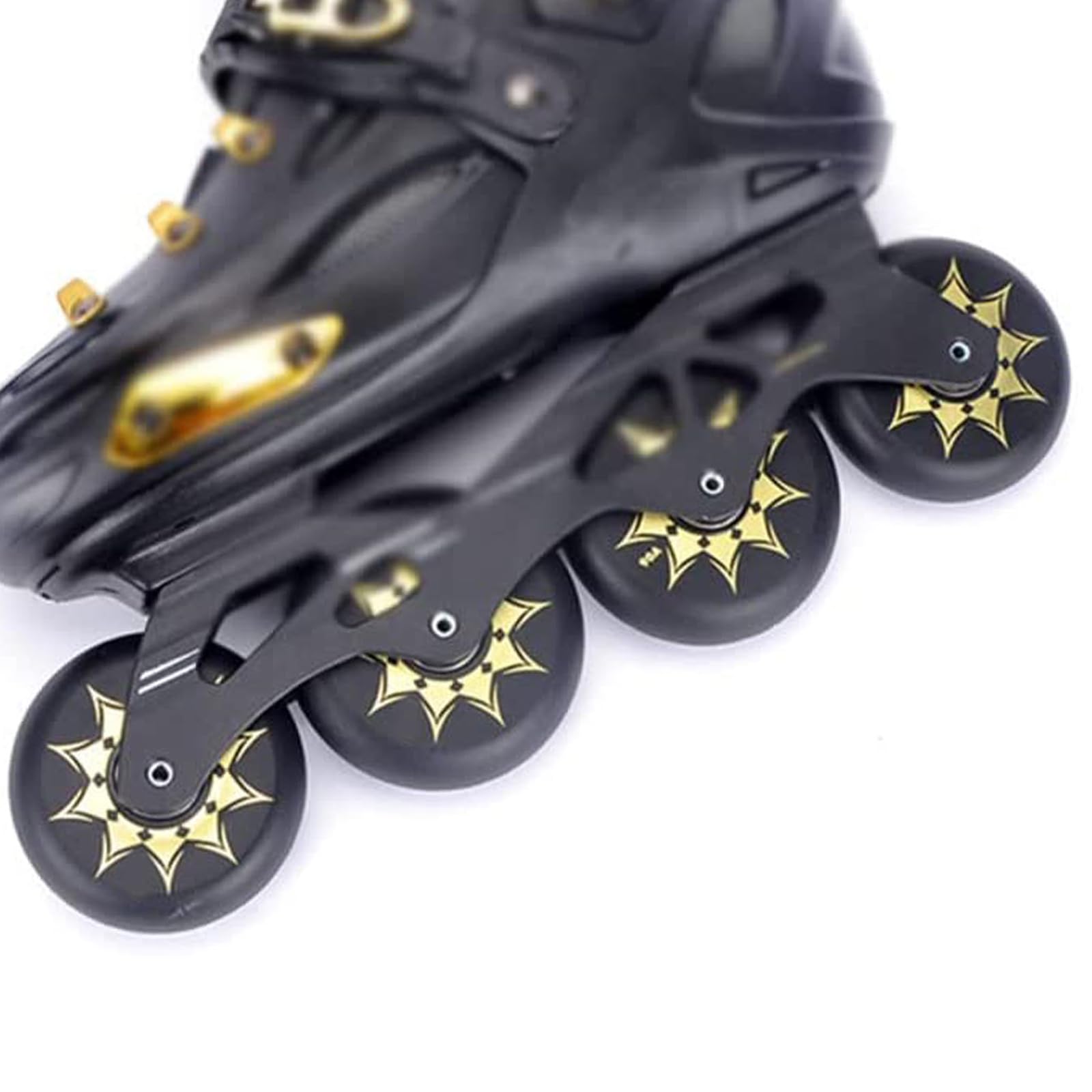 Inline-Skate-Rollen, 8er-Pack mit 90A Härte PU Ersatzrollen und ABEC-9 Hochgeschwindigkeitslagern