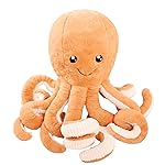 DENTRUN Octopus Stuffed Animals, Giant Octopus Plush Doll Play Toys for Kids Girls Boys Adults Birthday Xmas Halloween Present Stuffed Sea Animals Plushie, 7/16/24/32 Inches, 5 Colors