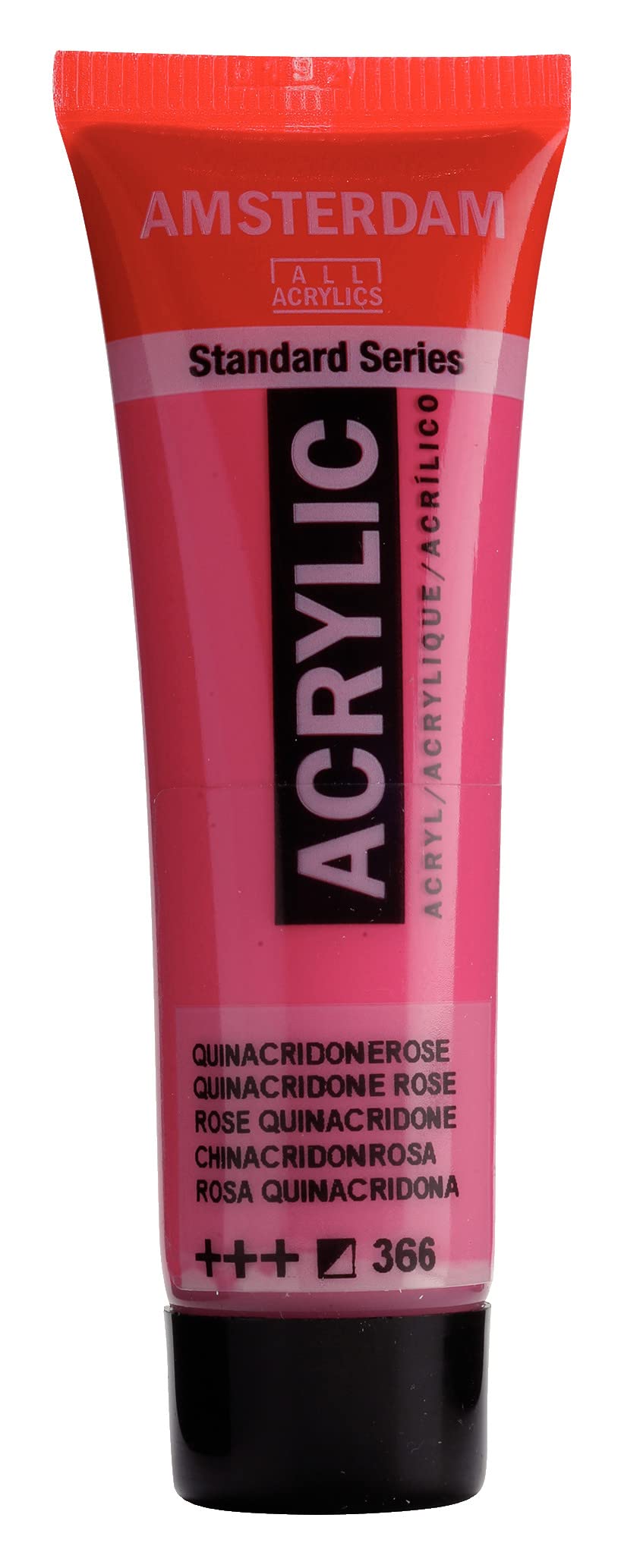 Royal Talens Amsterdam Standard Acrylic Paint Tube 20ml Quinacridone Rose PV19