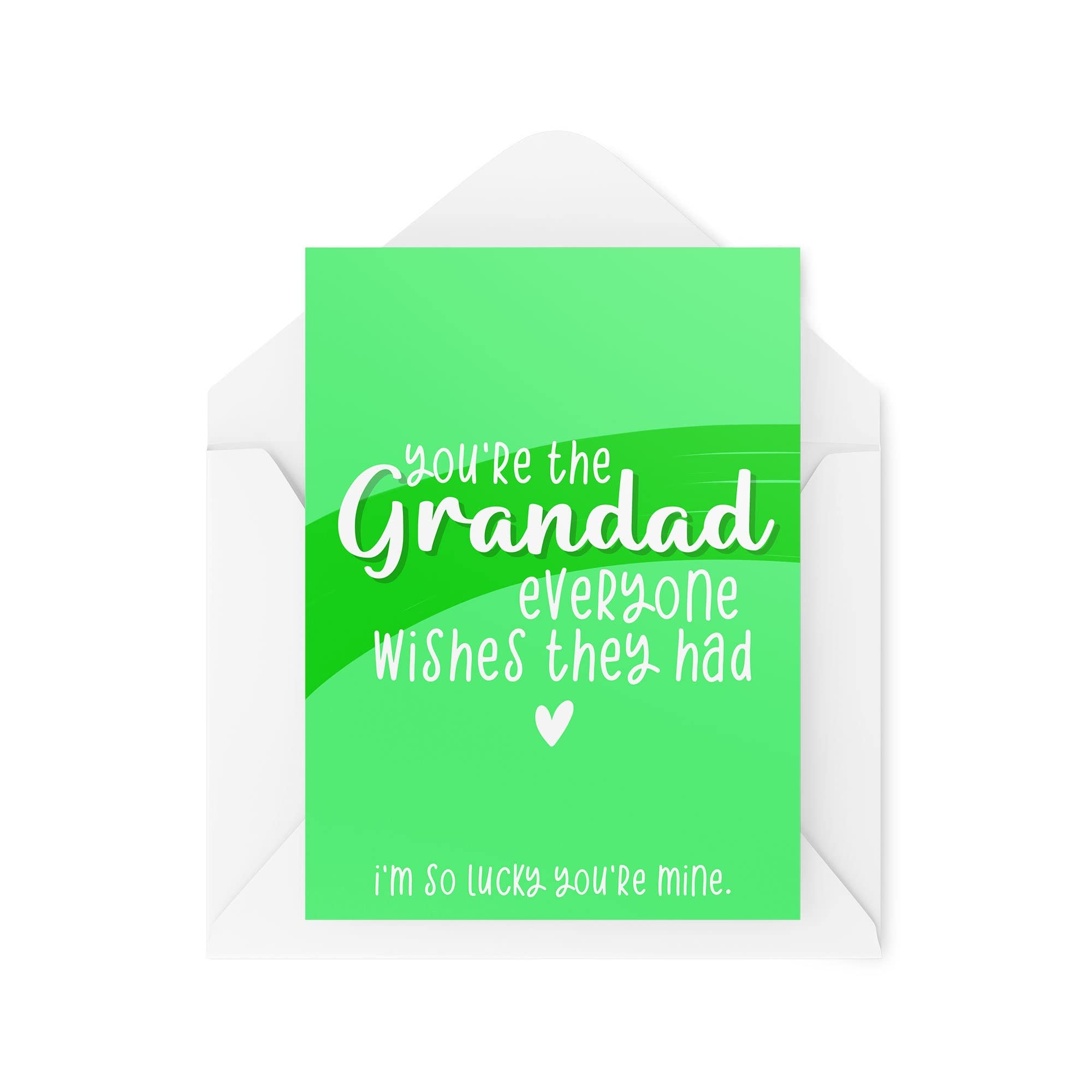 Funny Novelty Greeting Cards | You're The Grandad Everyone Wishes They Had | Birthday Grandad Grandpa Father's Day Funny Joke | CBH1196