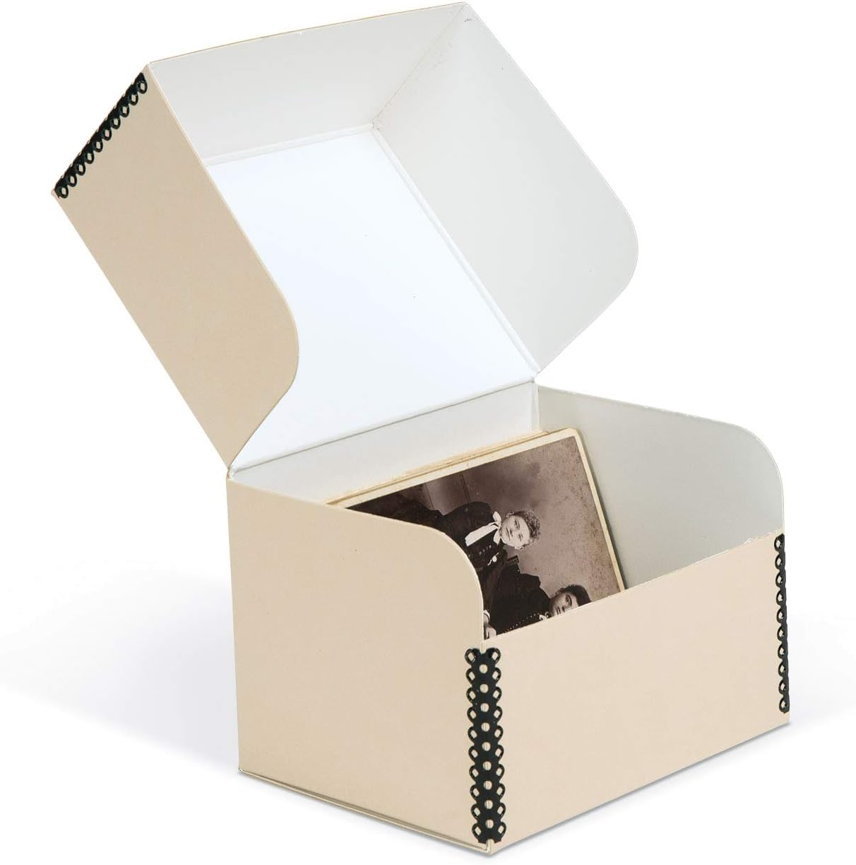 Gaylord Archival Tan FlipTop Photo Preservation Box 5W x
